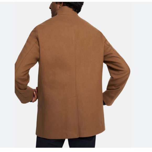 Men's Theory Wool Stand Collar Jacket M - Picture 2 of 8